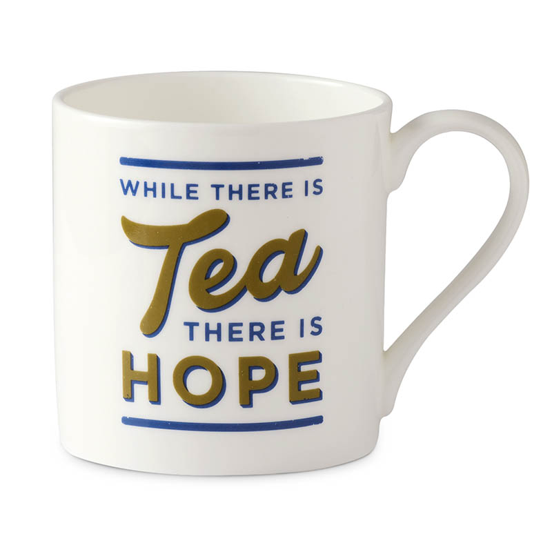while there's tea there is hope first world war quote arthur wing pinero ceramic mug souvenir ww1 main